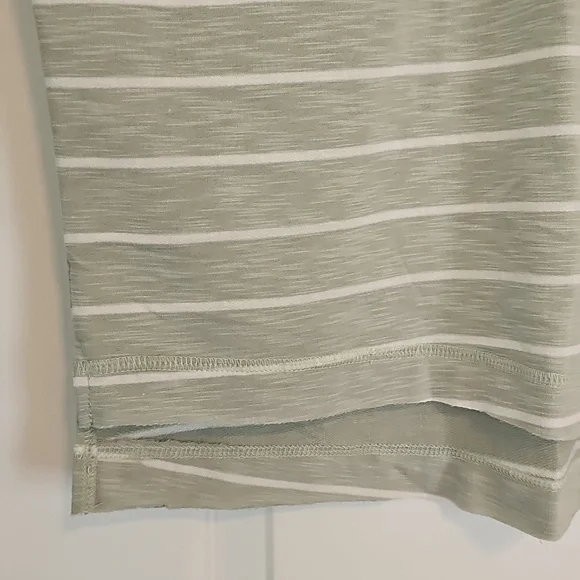 NWT Three Bird Nest Dreamy Daze Striped Sage Green Women's Top - Picture 11 of 16